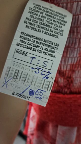 Vestido fiesta nuevo Talla S