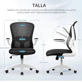 Silla de oficina ergonómica acolchada SOLO RECOGER