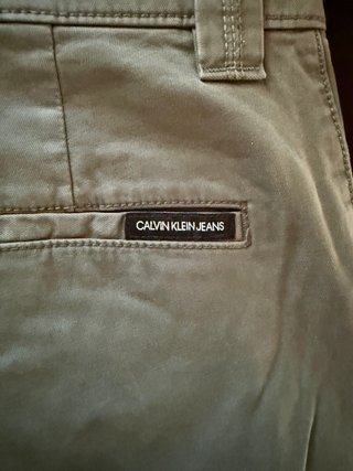 Pantaloni Cargo Calvin Klein Jeans W28 Verde