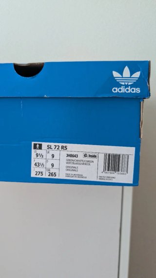 Adidas SL 72 RS Talla 43.5 Verde/Blanco