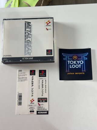 Metal Gear Solid PS1 NTSC J