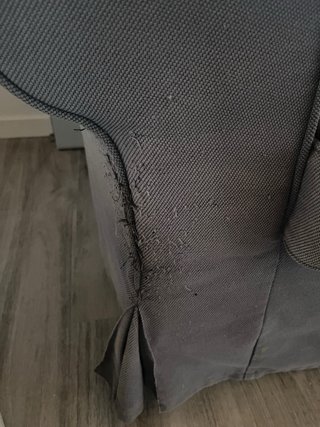 Sofá de 2 plazas gris