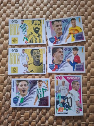 Cromos Liga 2025/26 - Isco, Casadó, Bellingham