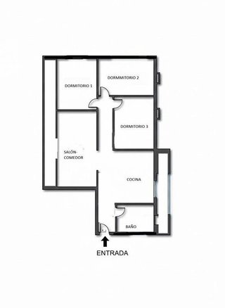 Piso en venta en Puerta bonita en Madrid