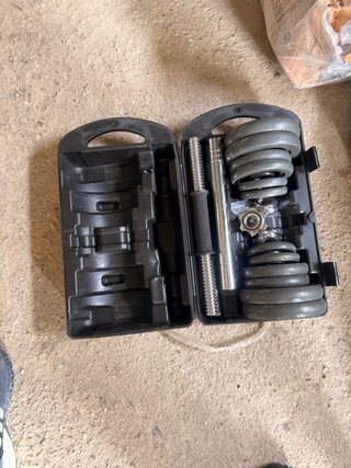 Juego Mancuernas Ajustables con Maletín