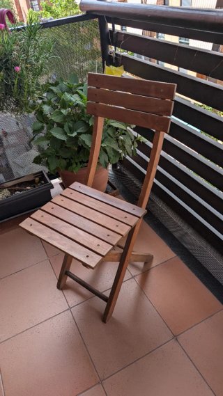 3 Sillas de Madera para Exterior