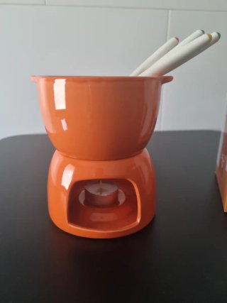 Set Fondue Chocolate Naranja