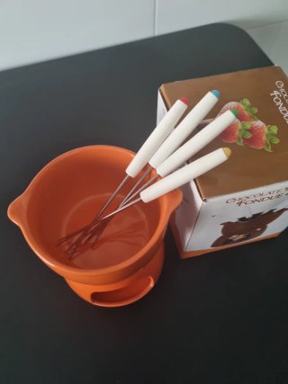 Set Fondue Chocolate Naranja