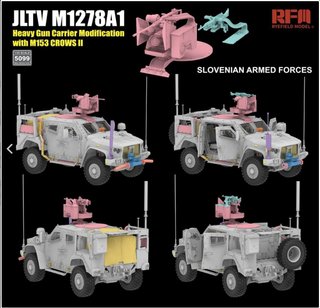 Maqueta JLTV M1278A1 w. M153 CROWS II RFM 1/35