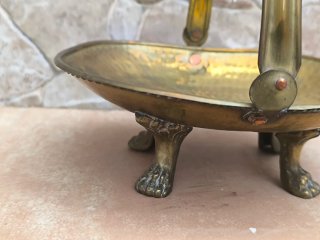 Centro de mesa antiguo bronce patas