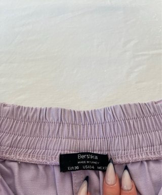 Pantalón cargo lila