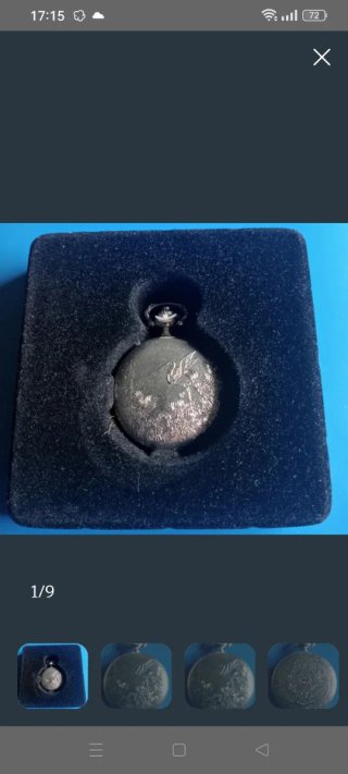 Reloj de bolsillo con cadena