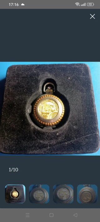 Reloj de bolsillo con cadena