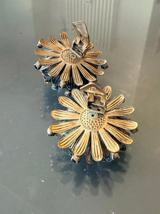 Orecchini Vintage Floreali 3D Anni '50/'60