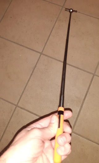 Varilla telescópica imantada