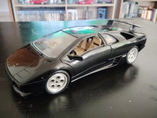 Lamborghini Diablo 1990 Negro Bburago.