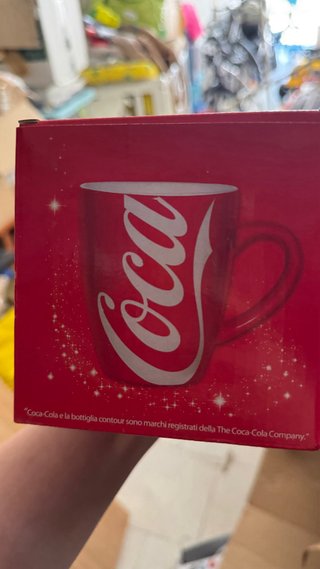 Tazza Coca-Cola Ceramica Rossa