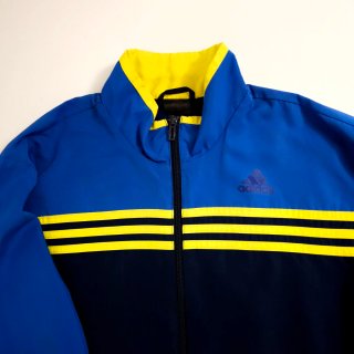 Chaqueta Adidas Hombre Talla S Azul/Amarillo