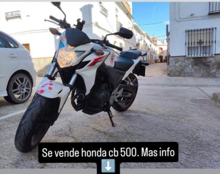 Honda CB500F Blanca