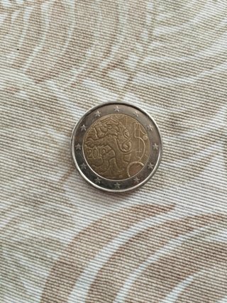 Moneda 2 euros Finlandia 2010