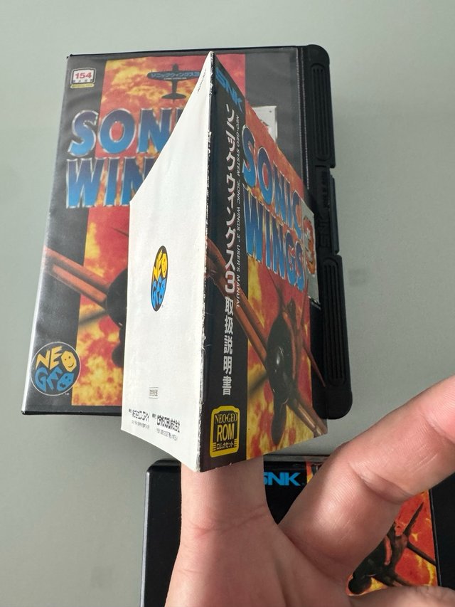 Sonic Wings 3 SNK Neo Geo AES NeoGeo NG Jap