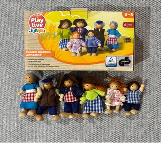 Playtive Junior Muñecos Articulables Familia Campa