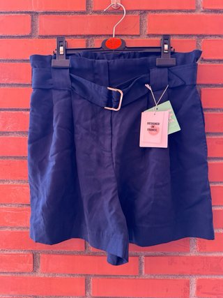 Pantalones cortos Naf Naf azul