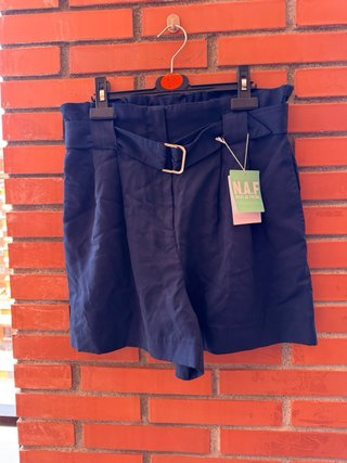 Pantalones cortos Naf Naf azul