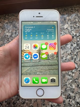 iPhone SE 1ª Gen 32GB Oro Rosa + Cuffie