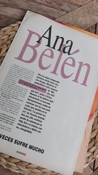 Artículo de Prensa: Ana Belén