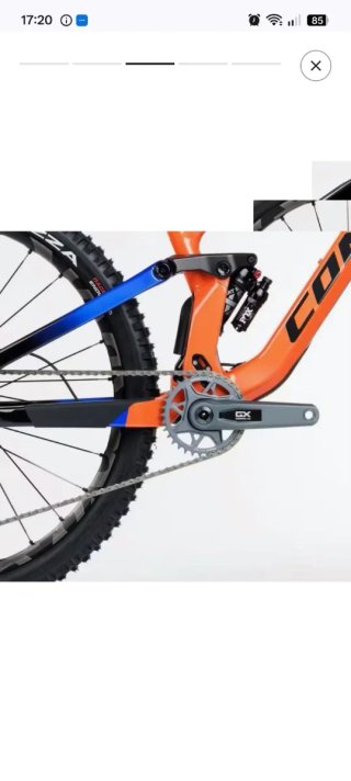 Bicicleta Enduro WRC Naranja