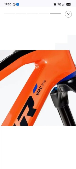 Bicicleta Enduro WRC Naranja