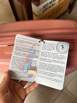 Maleta de cabina rosa 1990s nueva