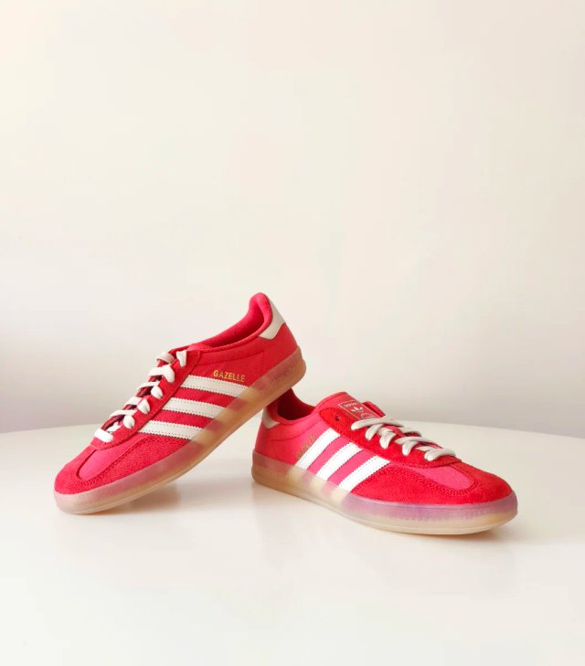 adidas gazelle silver green womens adidas Gazelle Rojas y Blancas Unisex IG1062 main image 1
