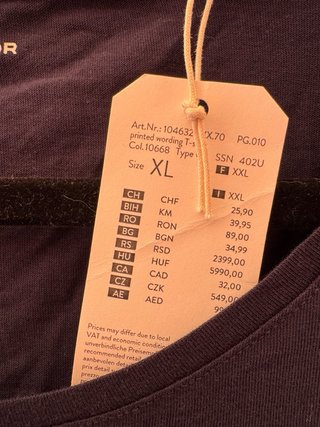 Camiseta Tom Tailor Azul Talla XL