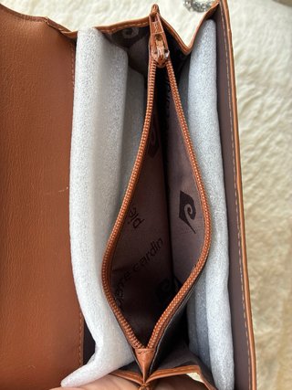 Cartera Pierre Cardin Marrón Cocodrilo