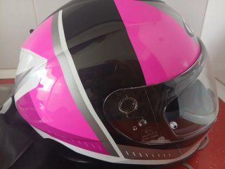 Casco Integral HJC Rosa Talla M Rebajado!! 90€