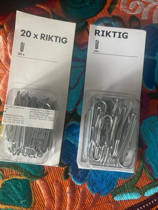 Ikea Riktig Ganchos Cortina x40