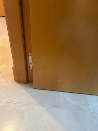 Lote 7 Puertas madera aliger,  2 con cristal