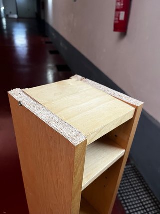 Estantería Ikea Gnedby color madera