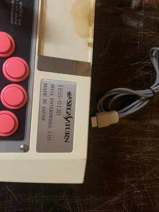 Sega Saturn Astro City HSS-0130 Arcade Stick mando