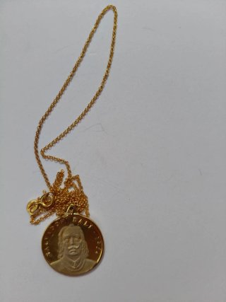 Colgante Salvador Dalí Baño Oro Plata