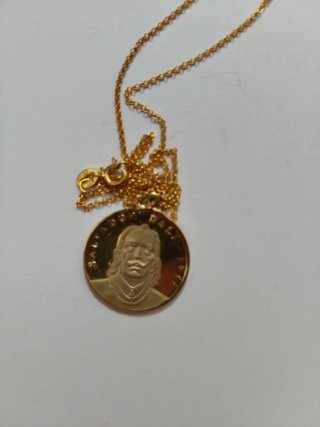 Colgante Salvador Dalí Baño Oro Plata