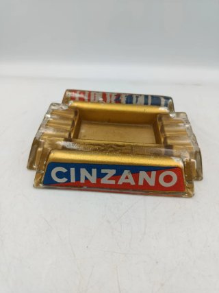 CENICERO DE CRISTAL CINZANO