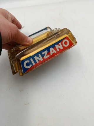 CENICERO DE CRISTAL CINZANO