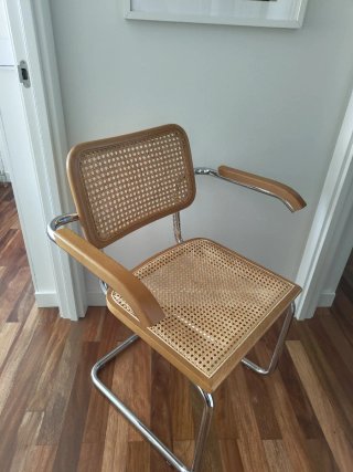 Silla Cesca B64 Marcel Breuer Ratán