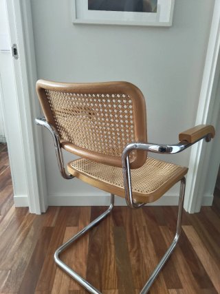 Silla Cesca B64 Marcel Breuer Ratán