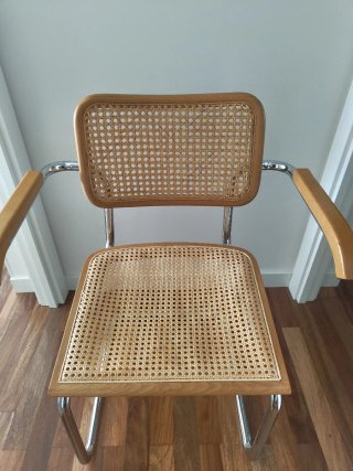 Silla Cesca B64 Marcel Breuer Ratán