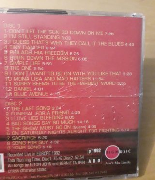 Elton John Heat Wave CD