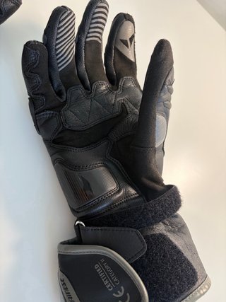 Guantes Dainese Moto Cuero Negro